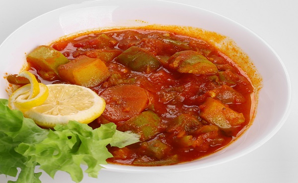 MIXED VEGETABLES WITH BREAD  